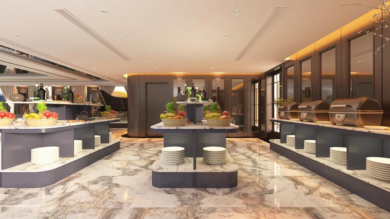 Celina cruise It is a new luxury cruise ship in Vietnam that offers tourist voyages through Ha Long Bay and Lan Ha Bay, and is classified among high-end cruises with an exceptional level of luxury.